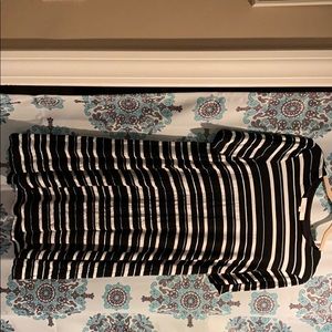 Loft short sleeve knee length dress